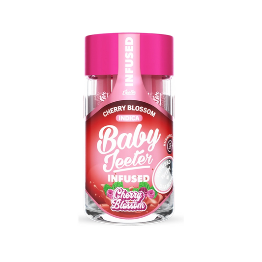 BABY JEETER CHERRY BLOSSOM INDICA INFUSED PRE-ROLL JAR