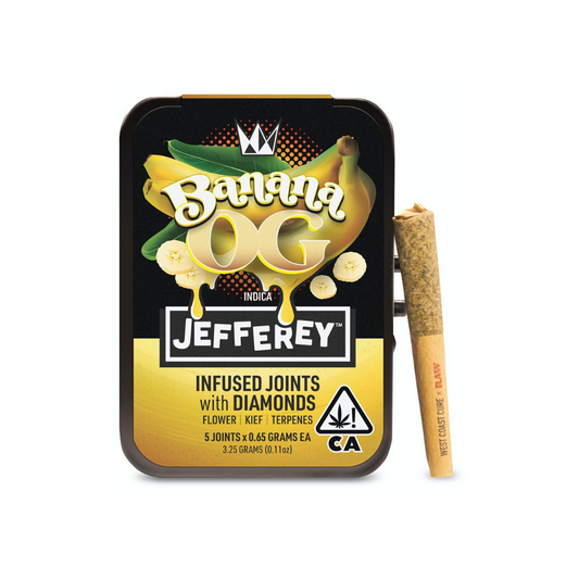 THE JEFFEREY BANANA OG INDICA INFUSED PRE-ROLL PACK