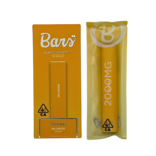 BARS XL 2G DISPOSABLE VAPE GELONADE HYBRID STRAIN