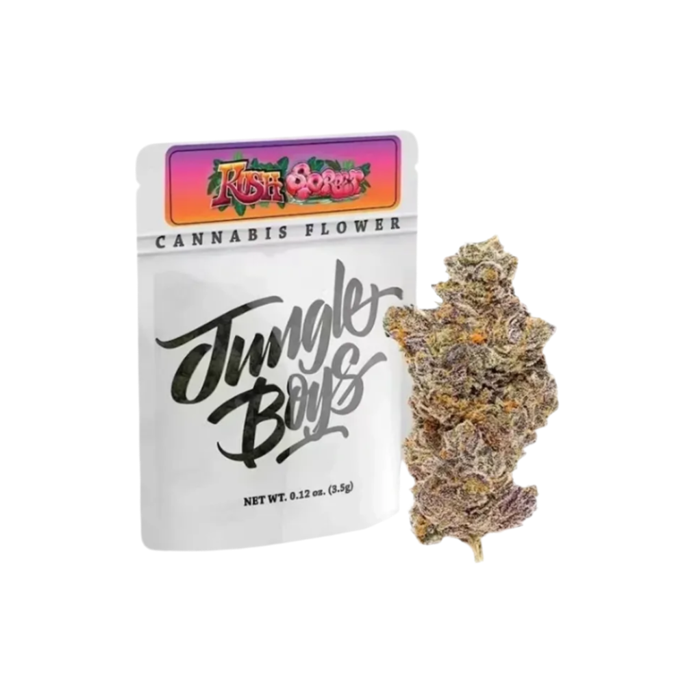 JUNGLE BOYS "KUSH SORBET" CANNABIS FLOWER; HYBRID STRAIN 