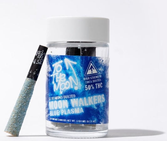 TO THE MOON "BLUE PLASMA" PRE-ROLL JAR