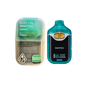 BOUTIQ SWITCH V4 "PINA COLADA" X "BLUEBERRY" 2G DUAL TANK DISPOSABLE