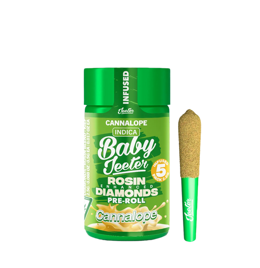 BABY JEETER "CANNALOPE" INFUSED PRE-ROLL JAR (quad infused)