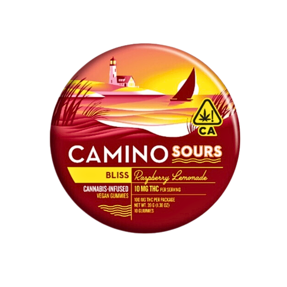 Camino Raspberry Lemonade 10mg Cannabis infused gummies