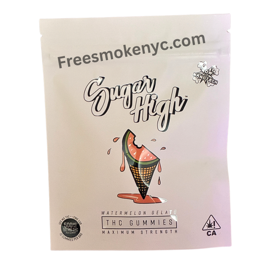 SUGAR HIGH MAXIMUM STRENGTH THC INFUSED GUMMIES