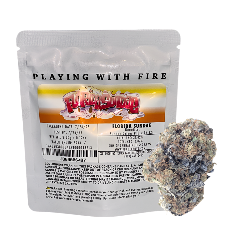 JUNGLE BOYS "FLORIDA SUNDAE" CANNABIS FLOWER; HYBRID STRAIN
 