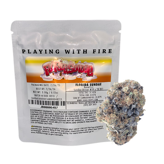 JUNGLE BOYS "FLORIDA SUNDAE" CANNABIS FLOWER; HYBRID STRAIN
 