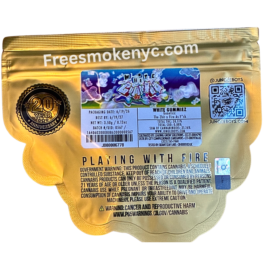 JUNGLE BOYS "WHITE GUMMIEZ" CANNABIS FLOWER