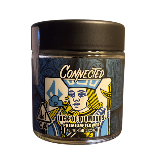 CONNECTED "JACK OF DIAMONDS" PREMIUM FLOWER; SATIVA STRAIN