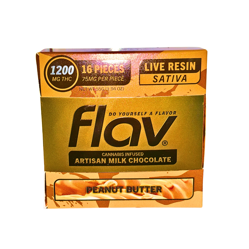 FLAV PEANUT BUTTER LIVE RESIN ARTISAN CHOCOLATE BAR