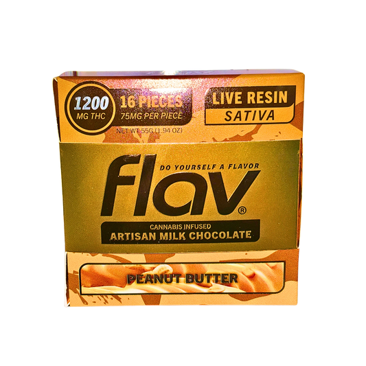 FLAV PEANUT BUTTER LIVE RESIN ARTISAN CHOCOLATE BAR