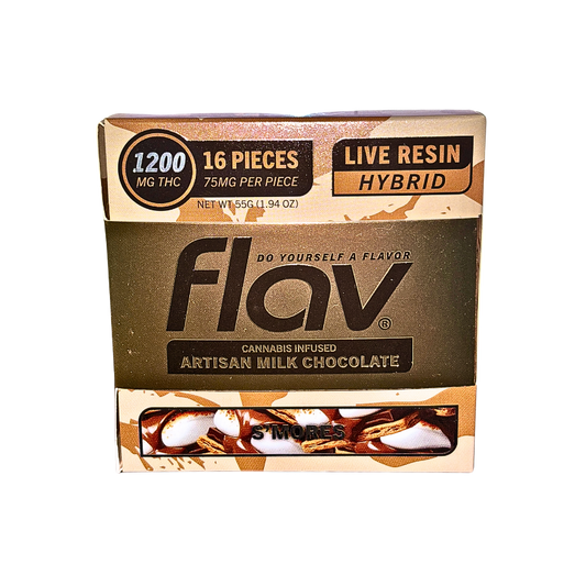 FLAV S'MORES LIVE RESIN INFUSED ARTISAN MILK CHOCOLATE BAR