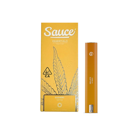 SAUCE ESSENTIALS 1 GRAM DISPOSABLE PEN GUSHERS SATIVA