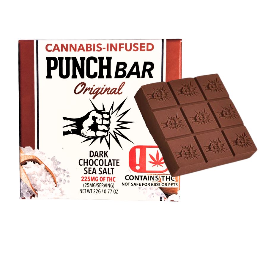 Punch Bar Cannabis Infused Dark Chocolate Sea Salt