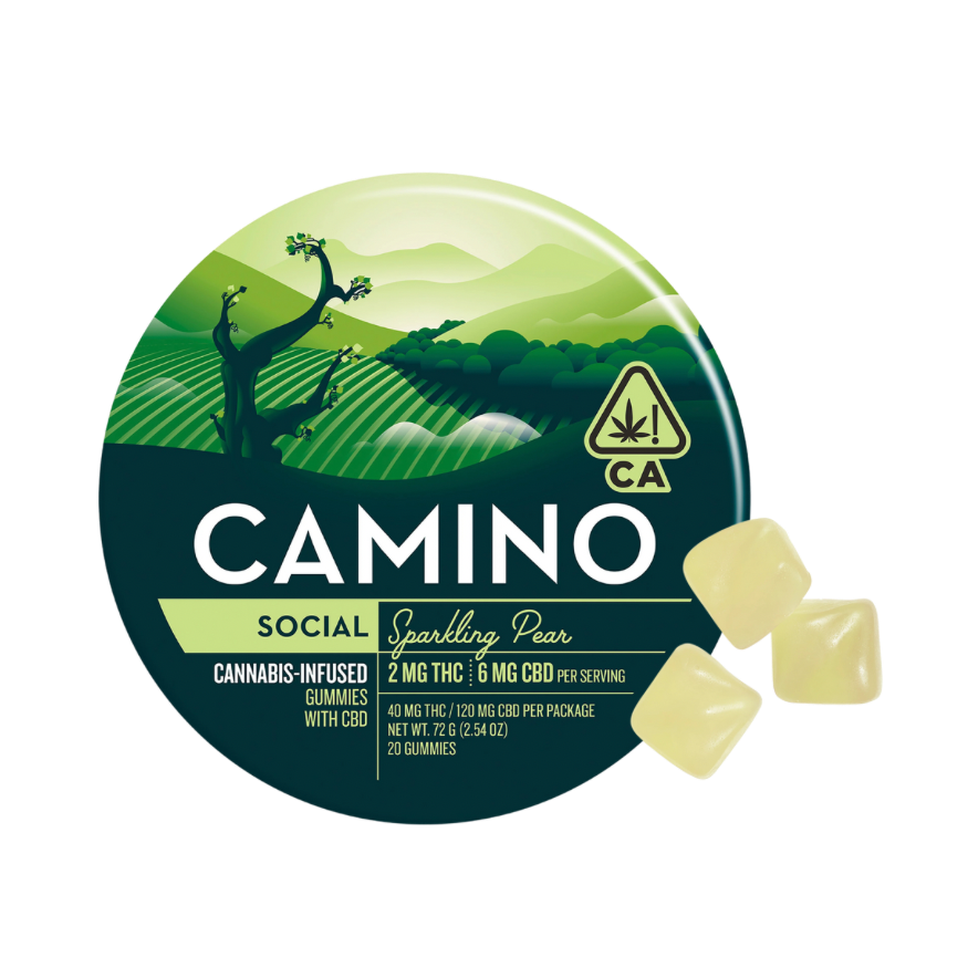 CAMINO "SPARKLING PEAR" CANNABIS INFUSED GUMMIES