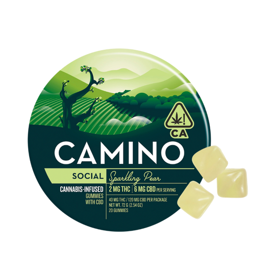 CAMINO "SPARKLING PEAR" CANNABIS INFUSED GUMMIES