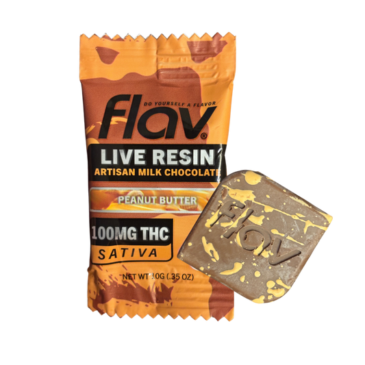 FLAV LIVE RESIN INFUSED ARTISAN CHOCOLATE (Buy 1 for $15 or 2 for $25)