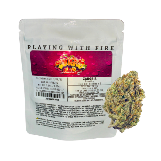 JUNGLE BOYS "ZANGRIA" CANNABIS FLOWER; HYBRID STRAIN 