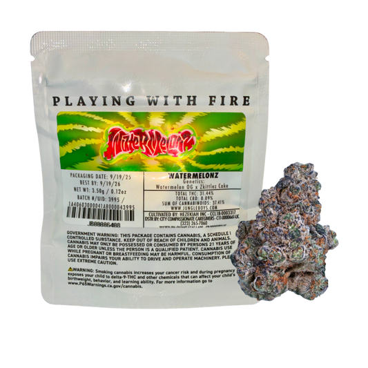 JUNGLE BOYS "WATERMELONZ" CANNABIS FLOWER; HYBRID STRAIN 