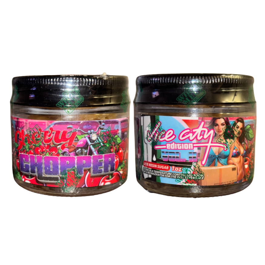 WHOLE MELTS LIVE RESIN SUGAR 1oz JAR - VICE CITY EDITION II
