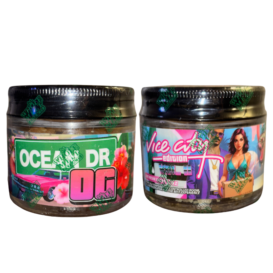 WHOLE MELTS LIVE RESIN SUGAR 1oz JAR - VICE CITY EDITION II