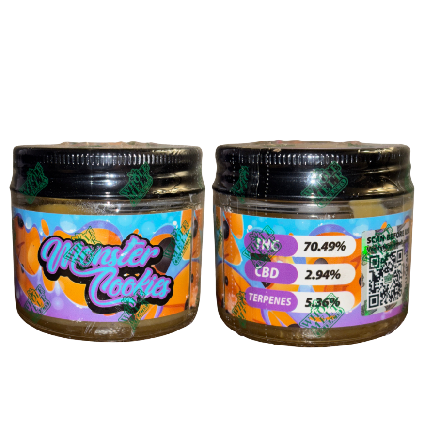 WHOLE MELT EXTRACTS - LIVE RESIN BADDER 1oz JAR