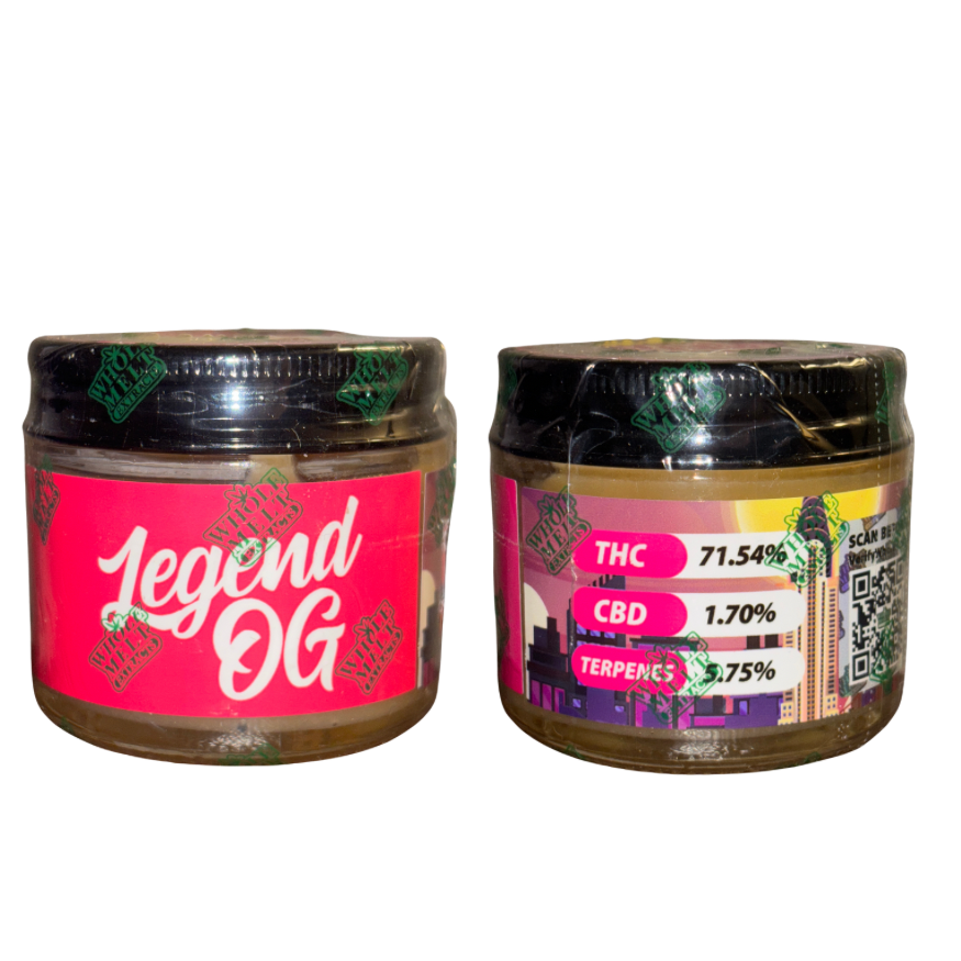 WHOLE MELT EXTRACTS - LIVE RESIN BADDER 1oz JAR