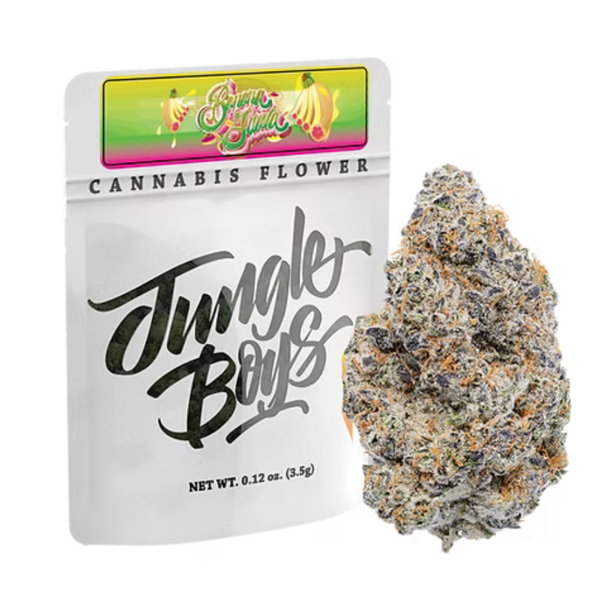 JUNGLE BOYS "BANANA GUAVA" CANNABIS FLOWER; HYBRID STRAIN 