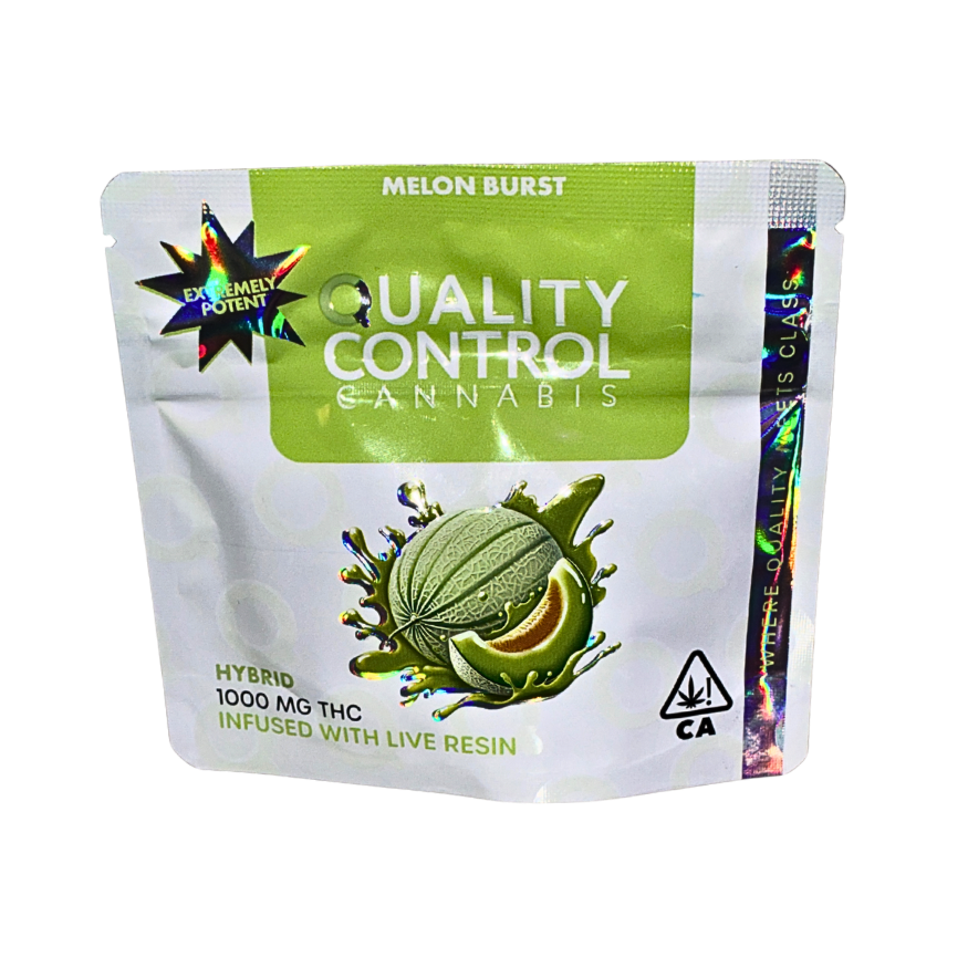 QUALITY CONTROL CANNABIS LIVE RESIN INFUSED GUMMIES
