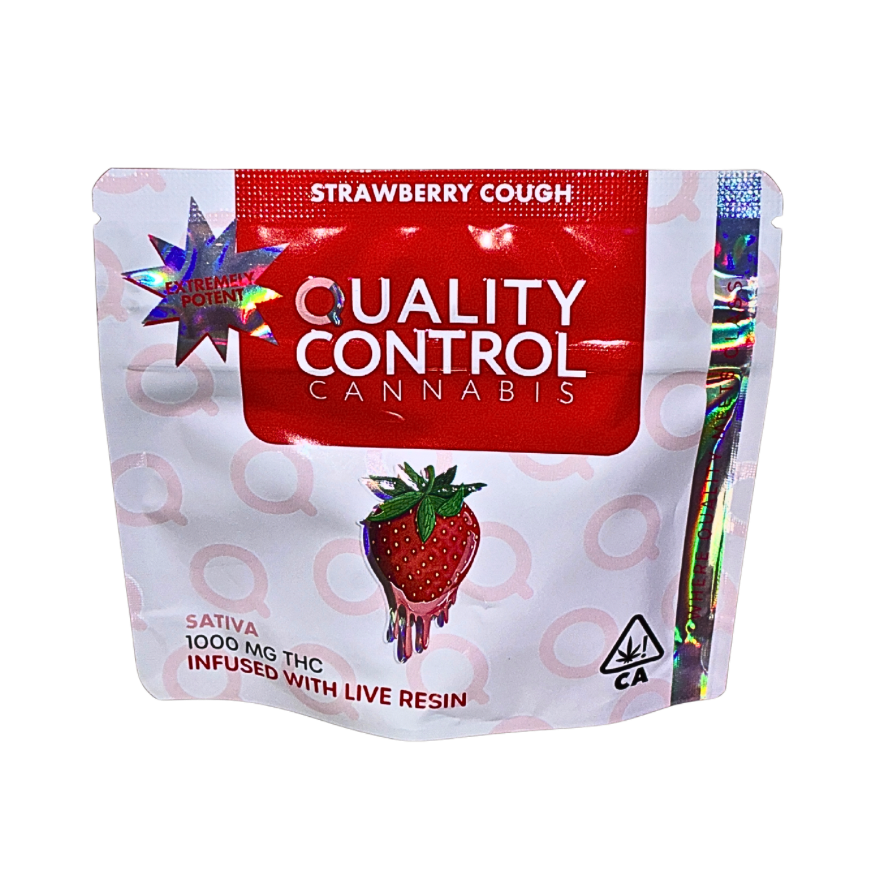QUALITY CONTROL CANNABIS LIVE RESIN INFUSED GUMMIES