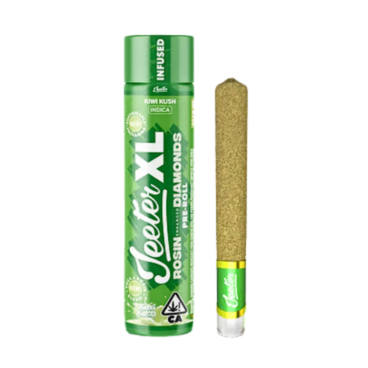 JEETER XL "KIWI KUSH" 2G INFUSED PRE- ROLL; INDICA STRAIN