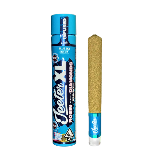 JEETER XL "BLUE ZKZ" 2G INFUSED PRE-ROLL; INDICA STRAIN
