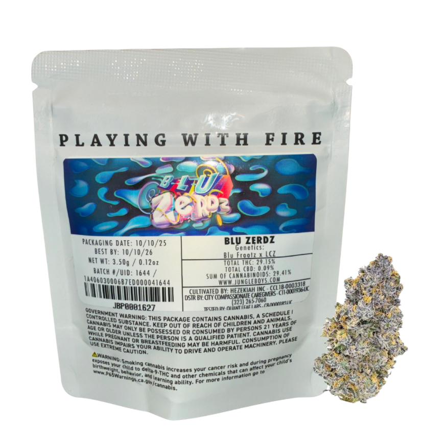 JUNGLE BOYS "BLU ZERDZ" CANNABIS FLOWER