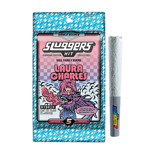 SLUGGERS HIT "LAURA CHARLES" INFUSED PRE-ROLLS; HYBRID STRAIN 
