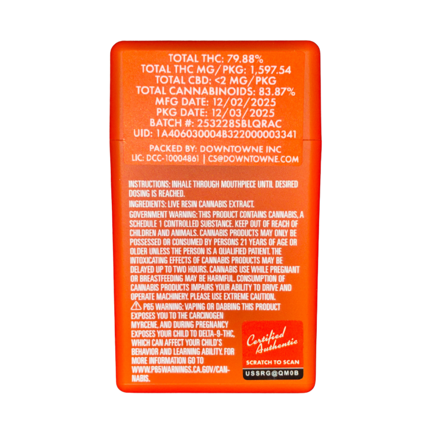 Sherbinskis Quattro Dual Chamber Vape Rainbow Gello Hybrid and Açaí Sativa strains on a transparent background