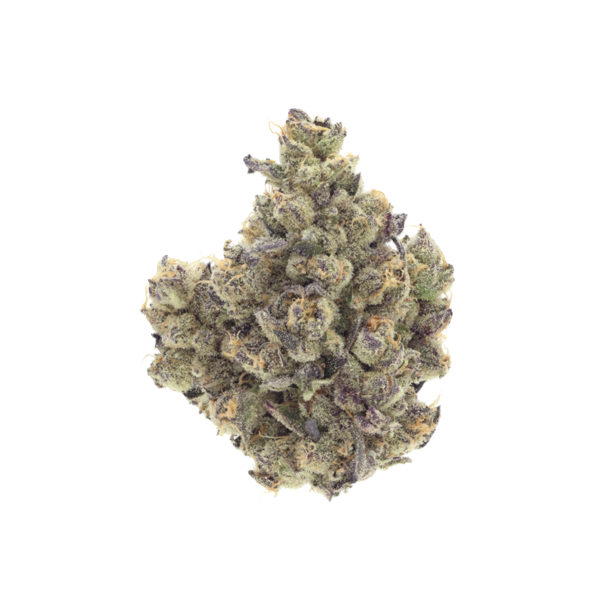 710 Labs Super Freak hybrid cannabis flower on a transparent background