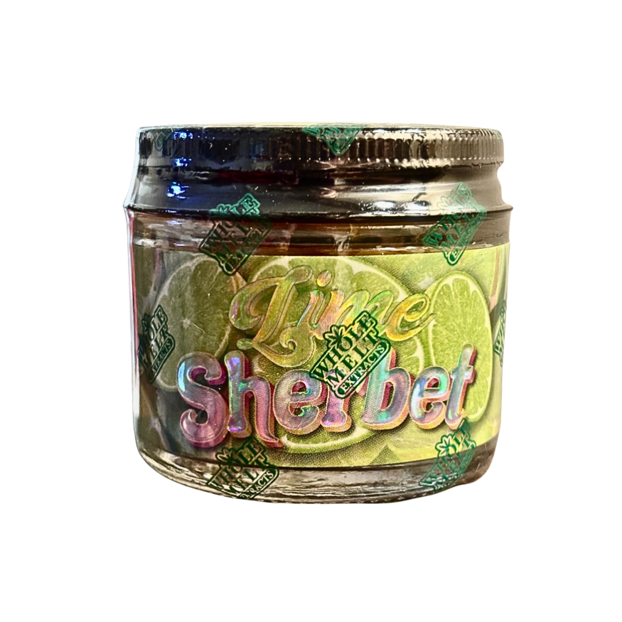 WHOLE MELT EXTRACTS 1oz JAR  LIME SHERBET 