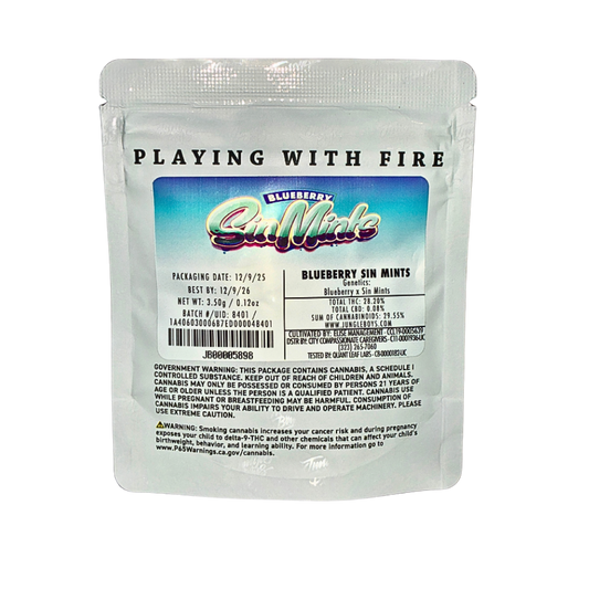 JUNGLE BOYS "BLUEBERRY SIN MINTS" CANNABIS FLOWER