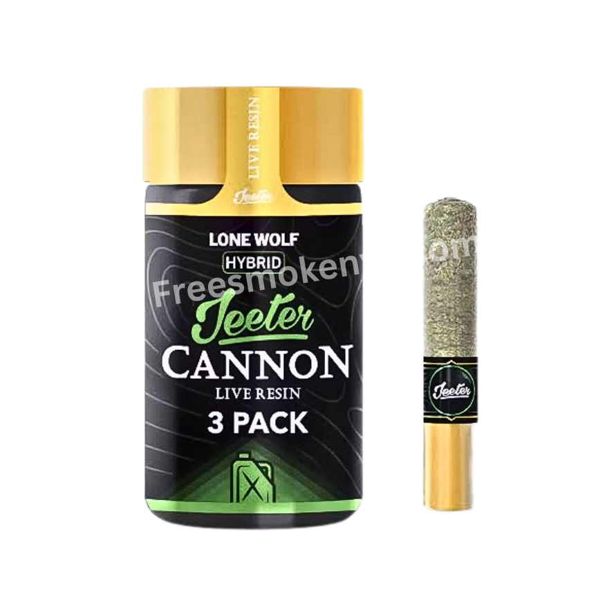 JEETER CANNON 3 PACK INFUSED WITH LIVE RESIN & ROSIN.                                           (NEW 10 VARIATIONS)