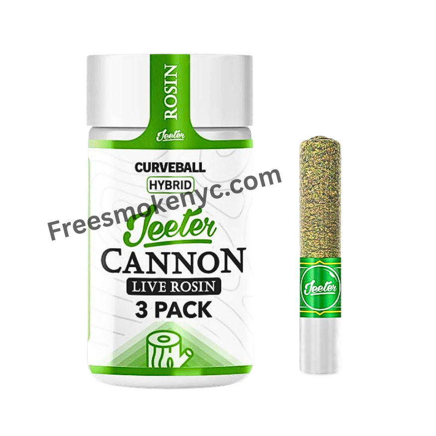 JEETER CANNON 3 PACK INFUSED WITH LIVE RESIN & ROSIN.                                           (NEW 10 VARIATIONS)