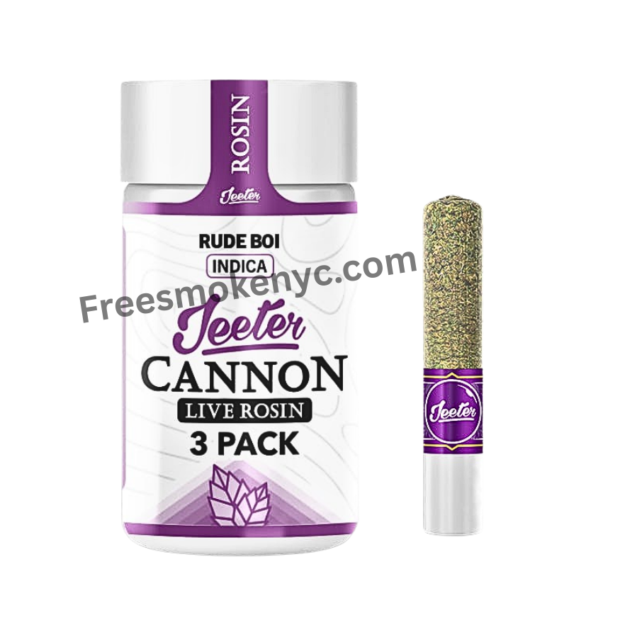 JEETER CANNON 3 PACK INFUSED WITH LIVE RESIN & ROSIN.                                           (NEW 10 VARIATIONS)