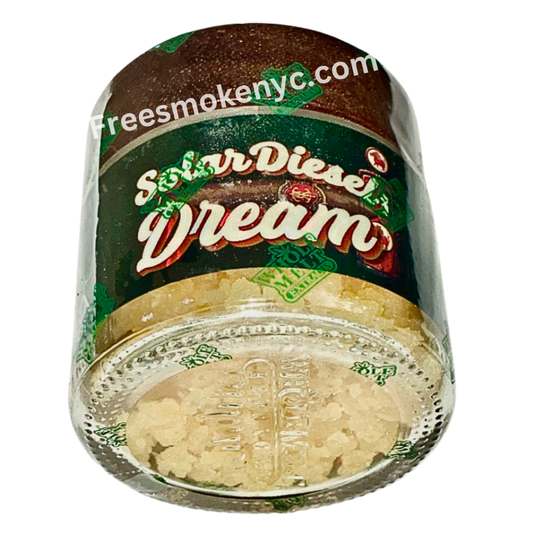 Whole Melt Premium Extracts Havana Edition 1oz live resin sugar Solar Diesel Dream Sativa strain on transparent background 
