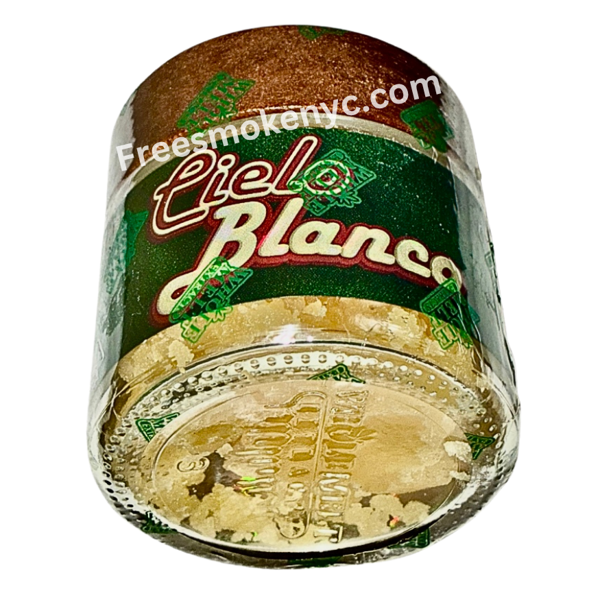 Whole Melt Premium Extracts Havana Edition 1oz live resin sugar Ciel Blanco Hybrid strain on transparent background 
