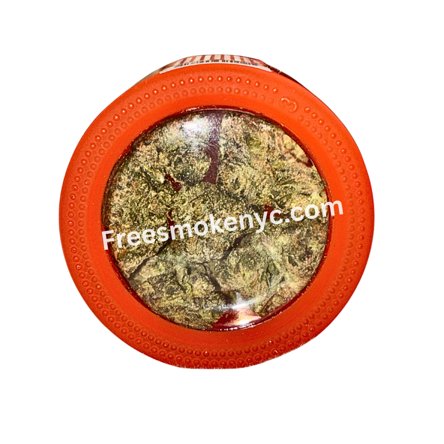 Sherbinski Black Sesame exotic Indica cannabis flower on a transparent background 