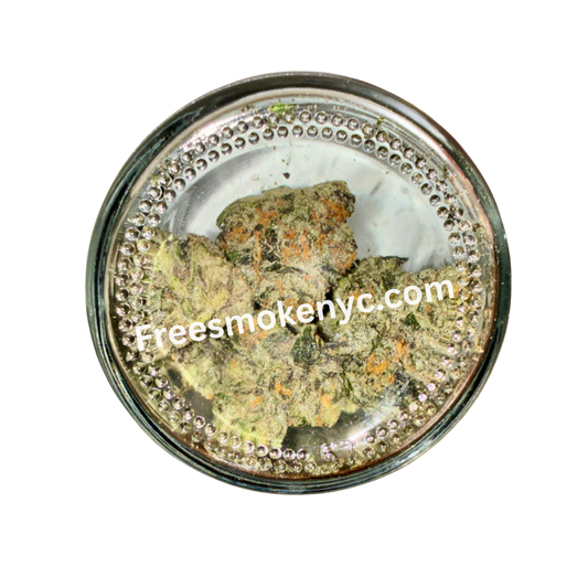 Connected Cannabis Co. premium cannabis flower Gelato 41 Indica strain on a transparent background 