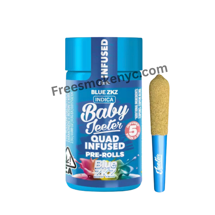 BABY JEETER "BLUE ZKZ" INFUSED PRE-ROLL JAR