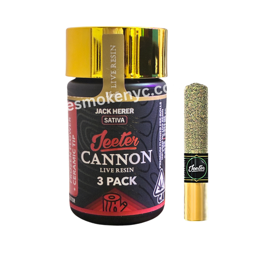JEETER CANNON 3 PACK INFUSED WITH LIVE RESIN/ROSIN