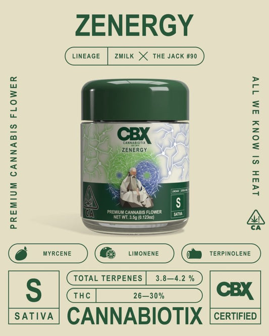 CBX CANNABIOTIX "ZENERGY" TOP SHELF CANNABIS FLOWER