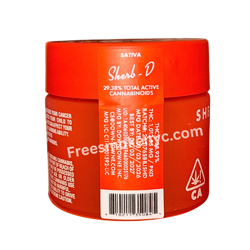 SHERBINSKIS "SHERB-D" EXOTIC CANNABIS FLOWER