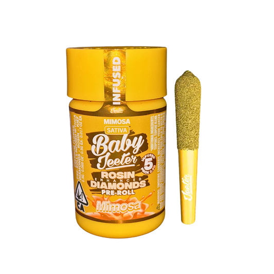 BABY JEETER "MIMOSA" ROSIN ENHANCED DIAMONDS PRE-ROLLS